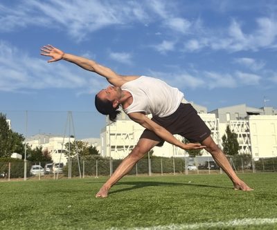 stretching
